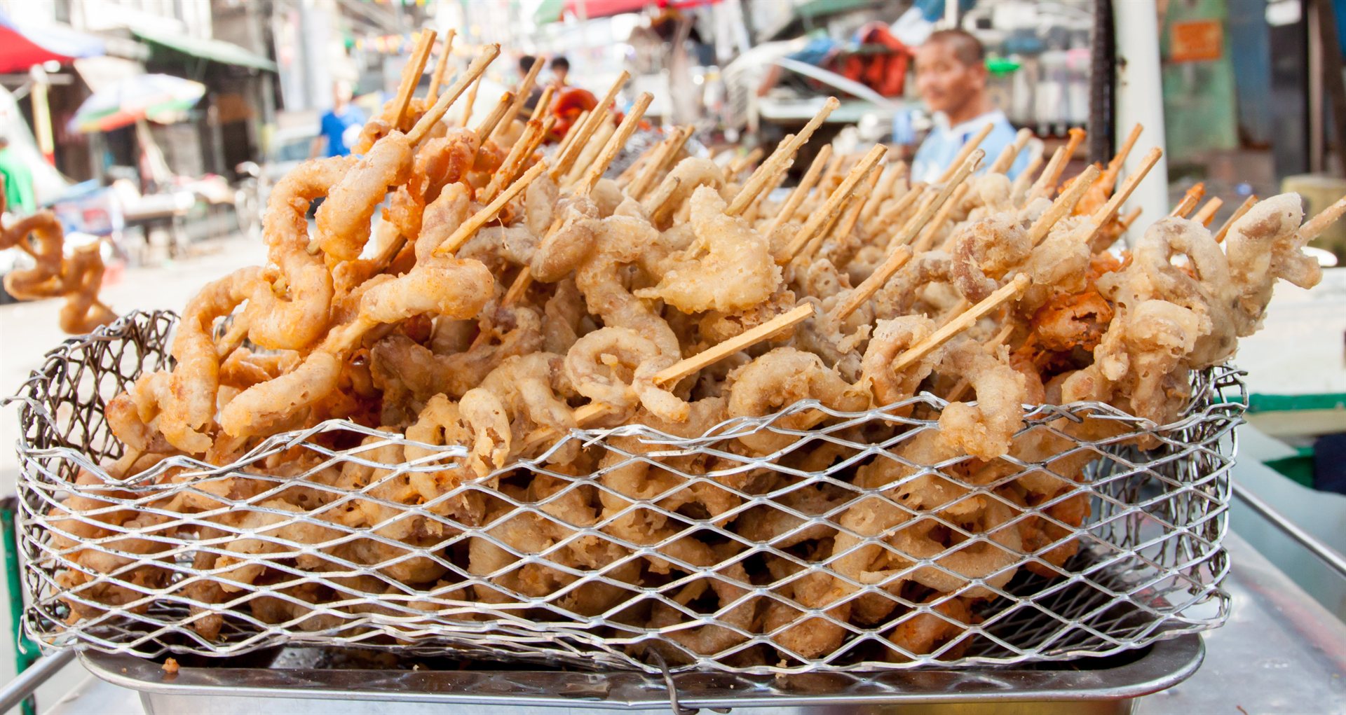 Filipino holiday street delicacies