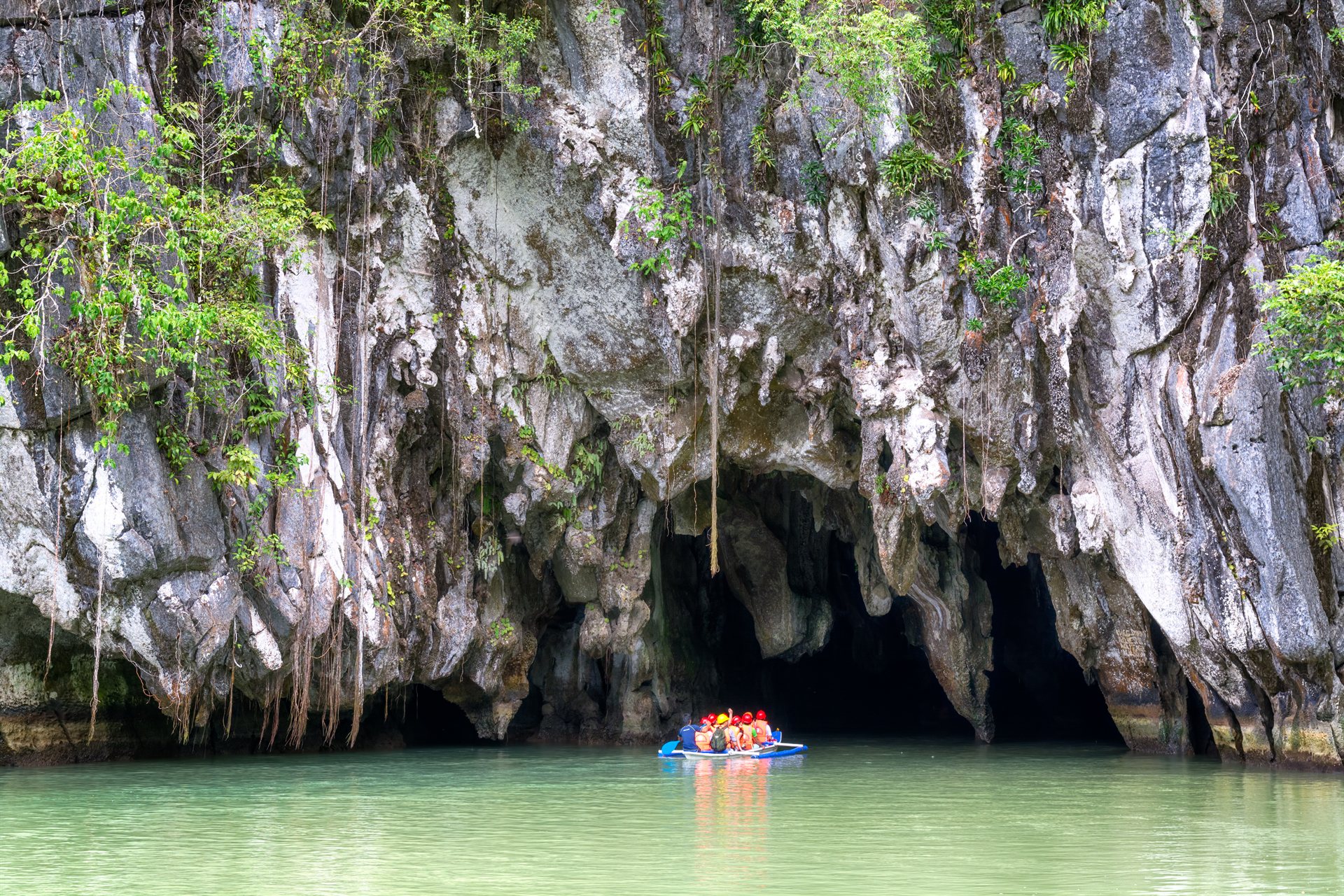 Limestone mountains and protected ecological reserve