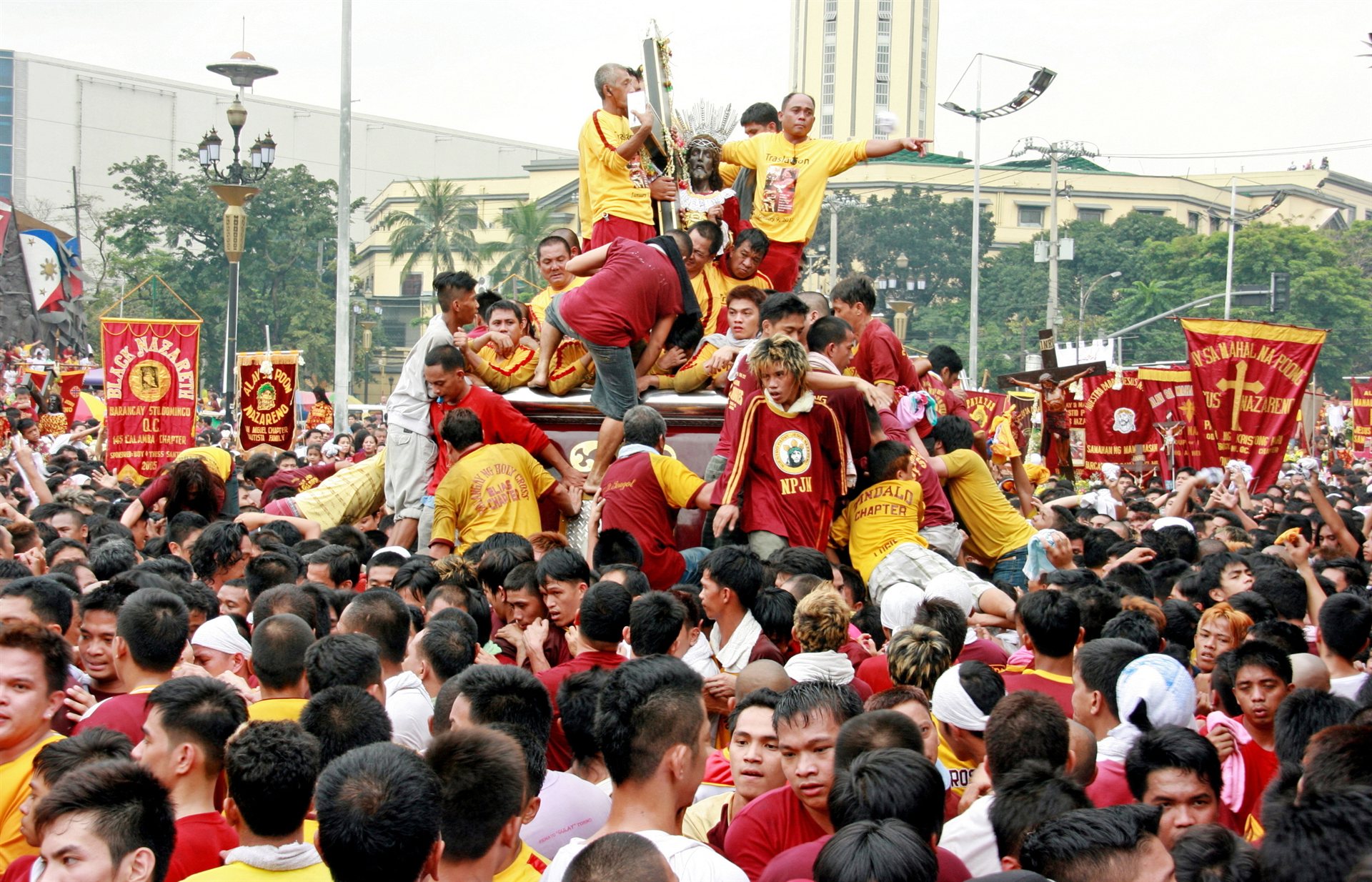 Devotees celebrate the feast of The Black Nazarene in Manila