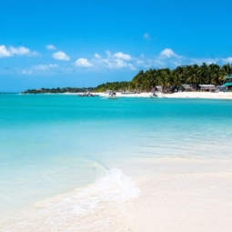 Bantayan Island White sand clear blue water