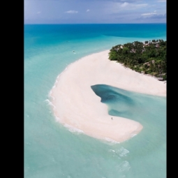 Kota Beach Bantayan Island aerial view