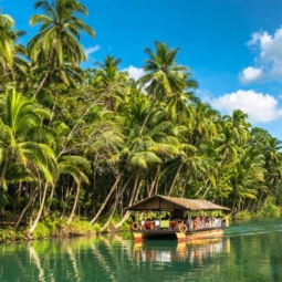 Loboc river floating restaurant