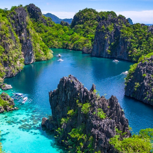 El Nido Big Lagoon & limestones cliff