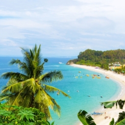 Puerto Galera aerial view