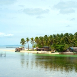 Calicoan Island coastal village