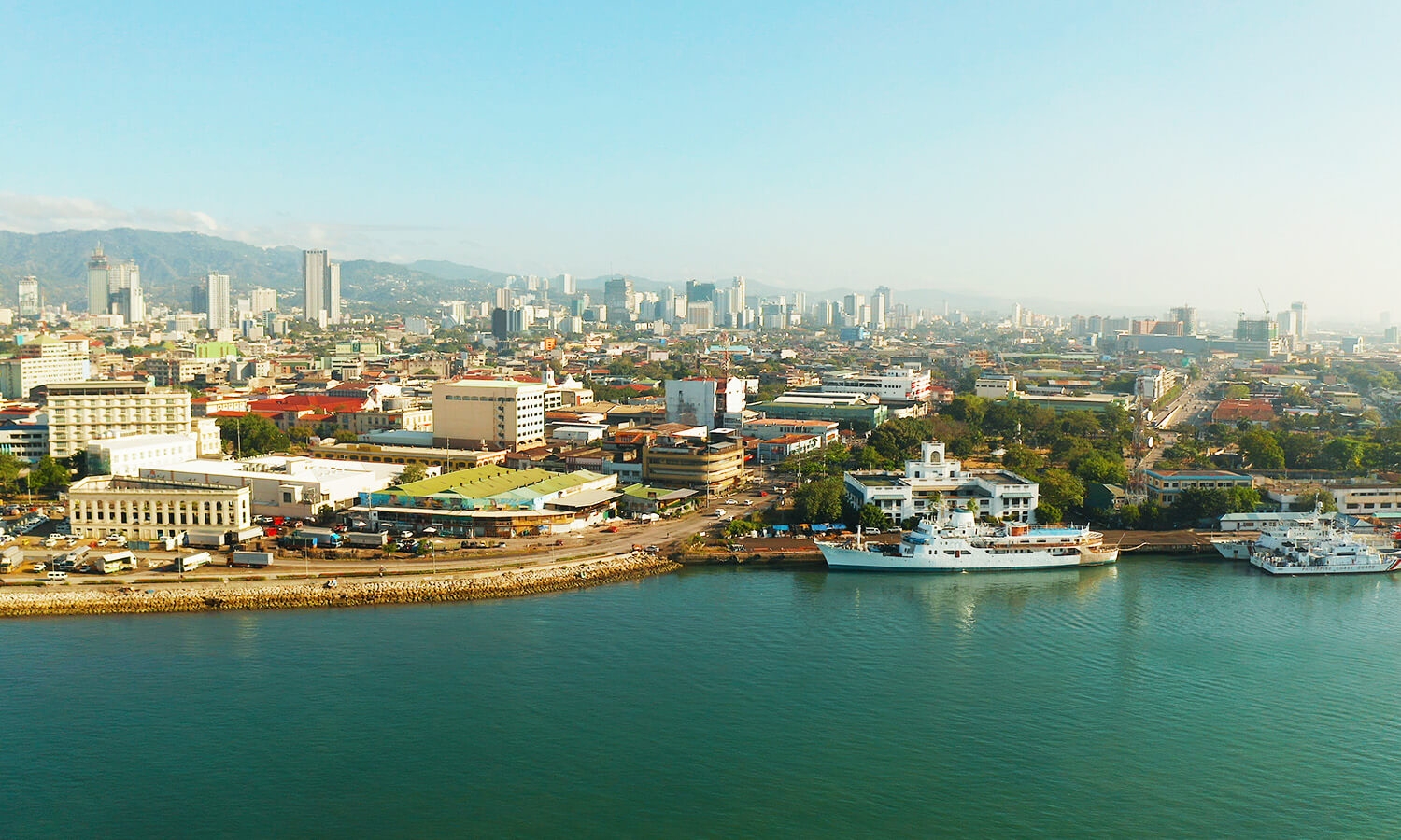 Cebu City aerial view