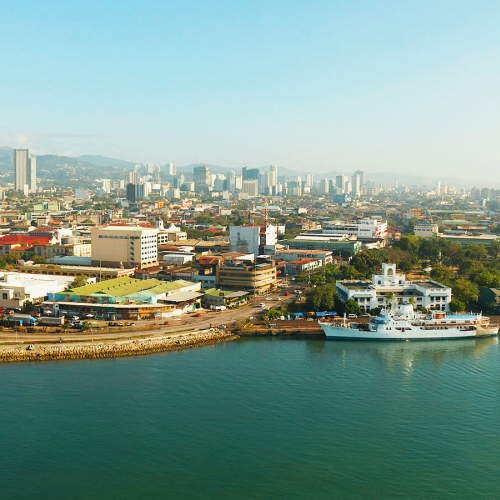 Cebu City aerial view