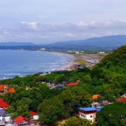 San Juan, La Union, Philippine sea coast beach
