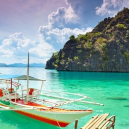 Coron Island small motor boat