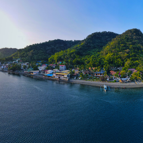Aerial view of Anilao Batangas