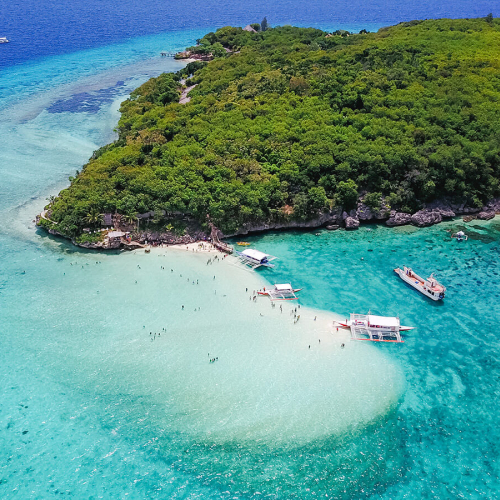 Sumilon Island Aerial shot