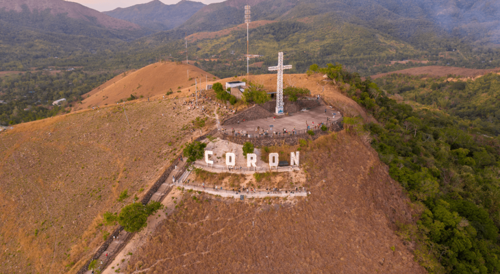 Aerial view of Mount Tapyas