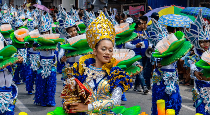 Pintados-Kasadyaan street parade dancer